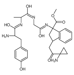 enkephalin-Leu methyl ester, Ala(2)-cyclopropyl-Phe(4)-结构式