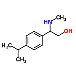 2-(4-Isopropylphenyl)-2-(methylamino)ethanol Structure