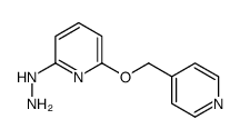 [6-(pyridin-4-ylmethoxy)pyridin-2-yl]hydrazine结构式