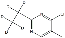 4-Chloro-5-methyl-2-(ethyl-d5)-pyrimidine structure