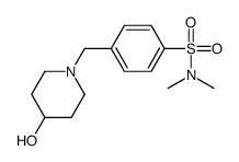 4-((4-hydroxypiperidin-1-yl)Methyl)-N,N-dimethylbenzenesulfonamide structure