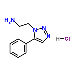 2-(5-PHENYL-[1,2,3]TRIAZOL-1-YL)-ETHYLAMINE HCL Structure