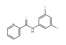 N-(3,5-difluorophenyl)-2-pyridinecarbothioamide结构式
