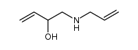 N-allyl-N-(2-hydroxy-3-butenyl)amine结构式