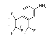 4-(Pentafluoroethyl)-3-(trifluoromethyl)aniline结构式