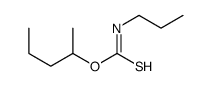 O-pentan-2-yl N-propylcarbamothioate结构式