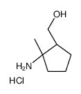 (CIS-2-AMINO-2-METHYL-CYCLOPENTYL)-METHANOL HYDROCHLORIDE structure