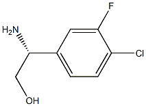 (2R)-2-AMINO-2-(4-CHLORO-3-FLUOROPHENYL)ETHAN-1-OL structure