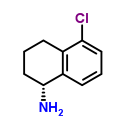 (1R)-5-CHLORO-1,2,3,4-TETRAHYDRONAPHTHYLAMINE结构式
