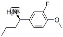 (1R)-1-(3-FLUORO-4-METHOXYPHENYL)BUTYLAMINE Structure