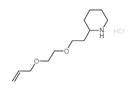 2-{2-[2-(Allyloxy)ethoxy]ethyl}piperidine hydrochloride Structure