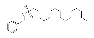 N-benzylidenehexadecane-1-sulfonamide Structure