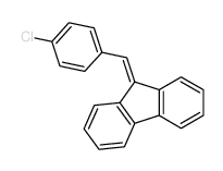 9H-Fluorene,9-[(4-chlorophenyl)methylene]-结构式