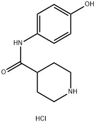 N-(4-hydroxyphenyl)piperidine-4-carboxamide hydrochloride structure