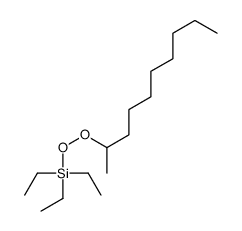 decan-2-ylperoxy(triethyl)silane结构式