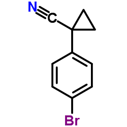 1-(4-Bromophenyl)cyclopropanecarbonitrile structure