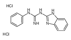 2-(1H-benzimidazol-2-yl)-1-phenylguanidine,dihydrochloride Structure