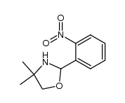 2-(o-nitro)phenyl-4,4-dimethyloxazolidine结构式