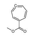 1,3,4,6-Cycloheptatetraene-1-carboxylicacid,methylester(9CI)结构式