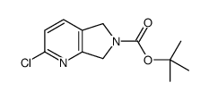 tert-butyl 2-chloro-5H-pyrrolo[3,4-b]pyridine-6(7H)-carboxylate picture