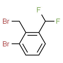 1-溴-2-(溴甲基)-3-(二氟甲基)苯结构式
