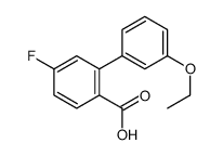 2-(3-ethoxyphenyl)-4-fluorobenzoic acid结构式