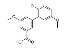 3-(2-chloro-5-methoxyphenyl)-5-methoxybenzoic acid结构式