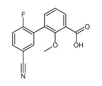 3-(5-cyano-2-fluorophenyl)-2-methoxybenzoic acid Structure