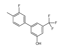 3-(3-fluoro-4-methylphenyl)-5-(trifluoromethyl)phenol Structure