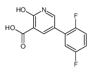 5-(2,5-difluorophenyl)-2-oxo-1H-pyridine-3-carboxylic acid Structure