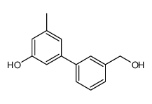3-[3-(hydroxymethyl)phenyl]-5-methylphenol Structure