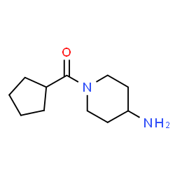 (4-Aminopiperidin-1-yl)(cyclopentyl)methanone hydrochloride Structure