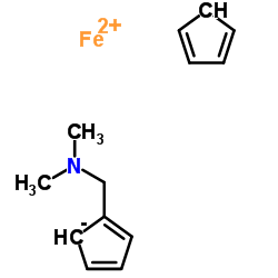 N,N-Dimethylaminomethylferrocene Structure
