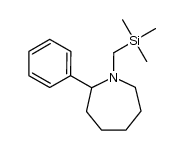 2-Phenyl-1-[(trimethylsilyl)methyl]perhydroazepine Structure