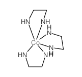 Cobalt(3+),tris(1,2-ethanediamine-kN1,kN2)-, chloride (1:3), (OC-6-11)- structure