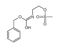 2-(phenylmethoxycarbonylamino)ethyl methanesulfonate Structure