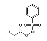 N-(2-chloroacetoxy)benzenesulfonamide结构式