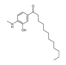 1-[3-hydroxy-4-(methylamino)phenyl]dodecan-1-one Structure