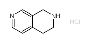 1,2,3,4-tetrahydro-2,7-naphthyridine hydrochloride Structure
