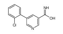 5-(2-chlorophenyl)pyridine-3-carboxamide Structure