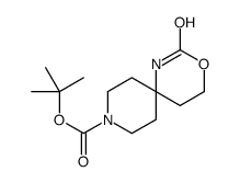 9-Boc-2-羰基-3-氧杂-1,9-二氮杂-螺[5.5]十一烷结构式