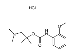 (2-Ethoxy-phenyl)-carbamic acid 2-dimethylamino-1,1-dimethyl-ethyl ester; hydrochloride Structure