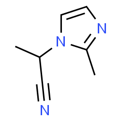 1H-Imidazole-1-acetonitrile,alpha,2-dimethyl-(9CI) structure