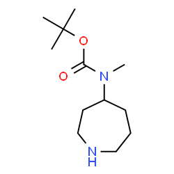 tert-butyl N-(azepan-4-yl)-N-methylcarbamate Structure