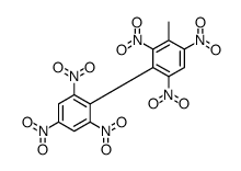 2-methyl-1,3,5-trinitro-4-(2,4,6-trinitrophenyl)benzene Structure