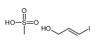 3-iodoprop-2-en-1-ol,methanesulfonic acid Structure