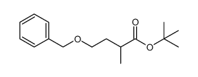 tert-butyl 4-(benzyloxy)-2-methylbutanoate Structure