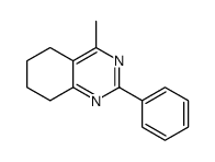 4-methyl-2-phenyl-5,6,7,8-tetrahydroquinazoline Structure