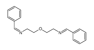 N-[2-[2-(benzylideneamino)ethoxy]ethyl]-1-phenylmethanimine Structure
