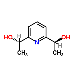 (1S,1'S)-1,1'-(2,6-Pyridinediyl)diethanol结构式